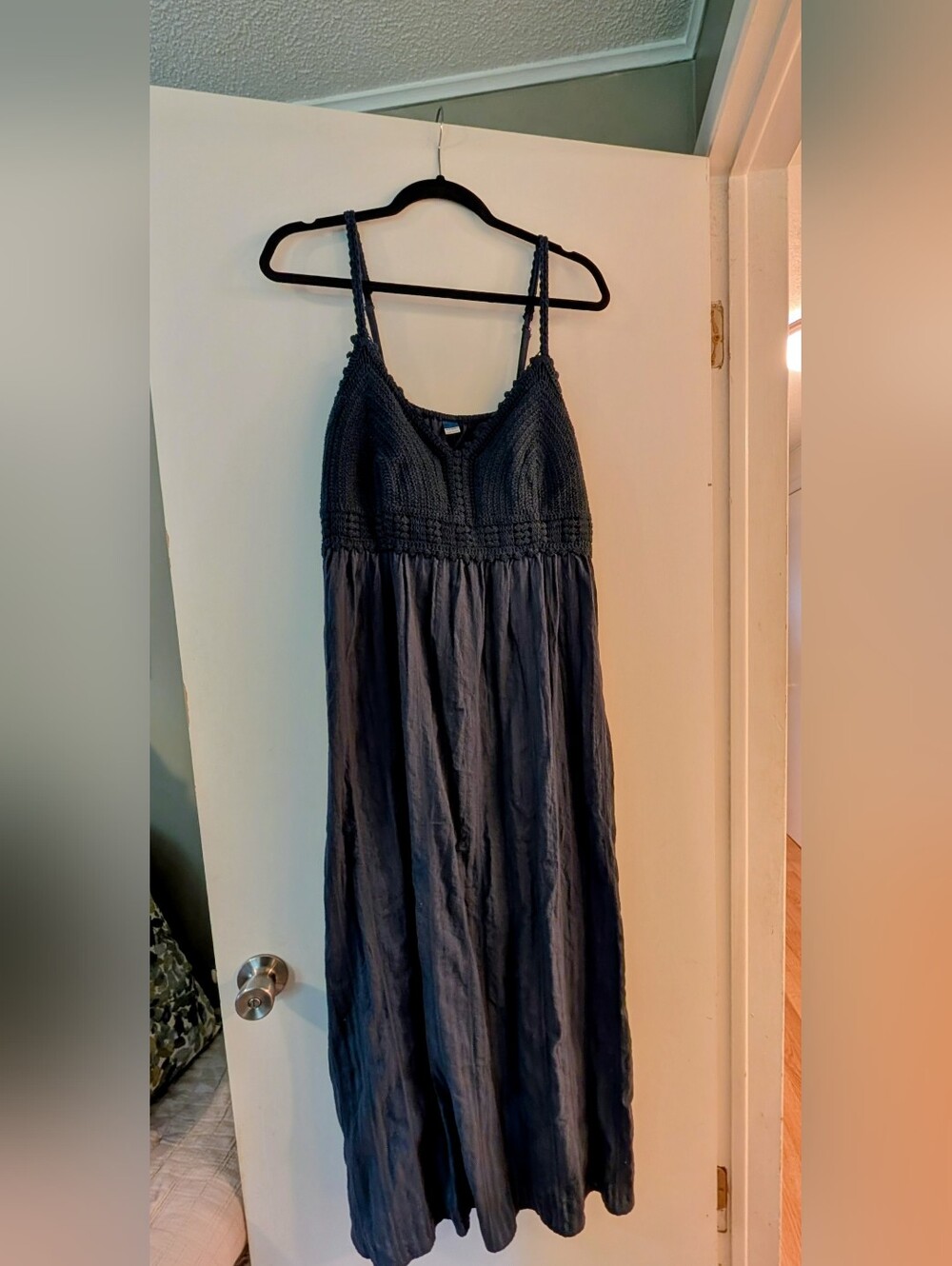 Old Navy Crochet Bodice Maxi Dress